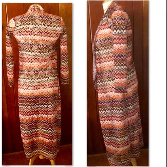 SOUTHWESTERN OMBRE DUSTER - EARTH TONES - Picture 3 of 5